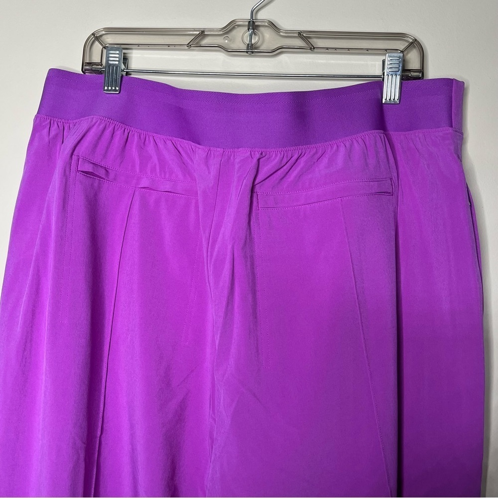NWT Athleta Vienna Slim Pull On Purple Activewear Pants Size 18 - Picture 2 of 13